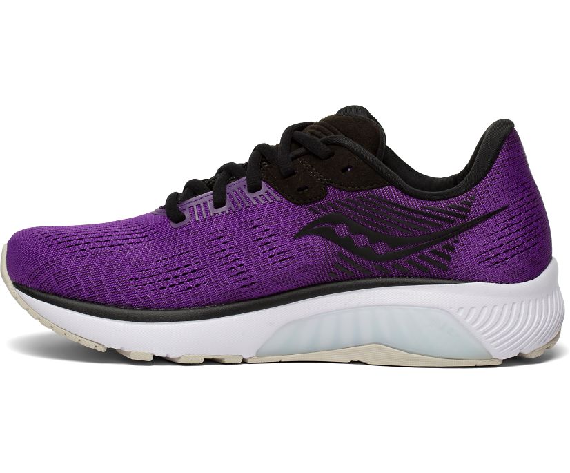 Women's Saucony Guide 14 Running Shoes Purple / Grey | Singapore 138ILHS